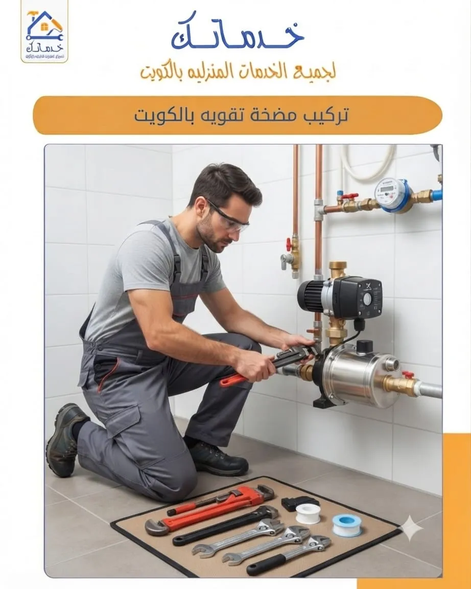 Low Water Pressure  Booster Pump Installation in Kuwait