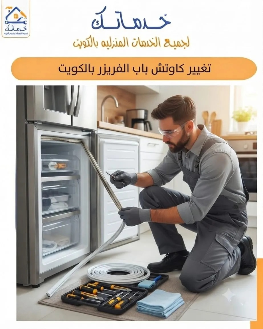 تغيير-كاوتش-باب-الفريزر-بالكويت