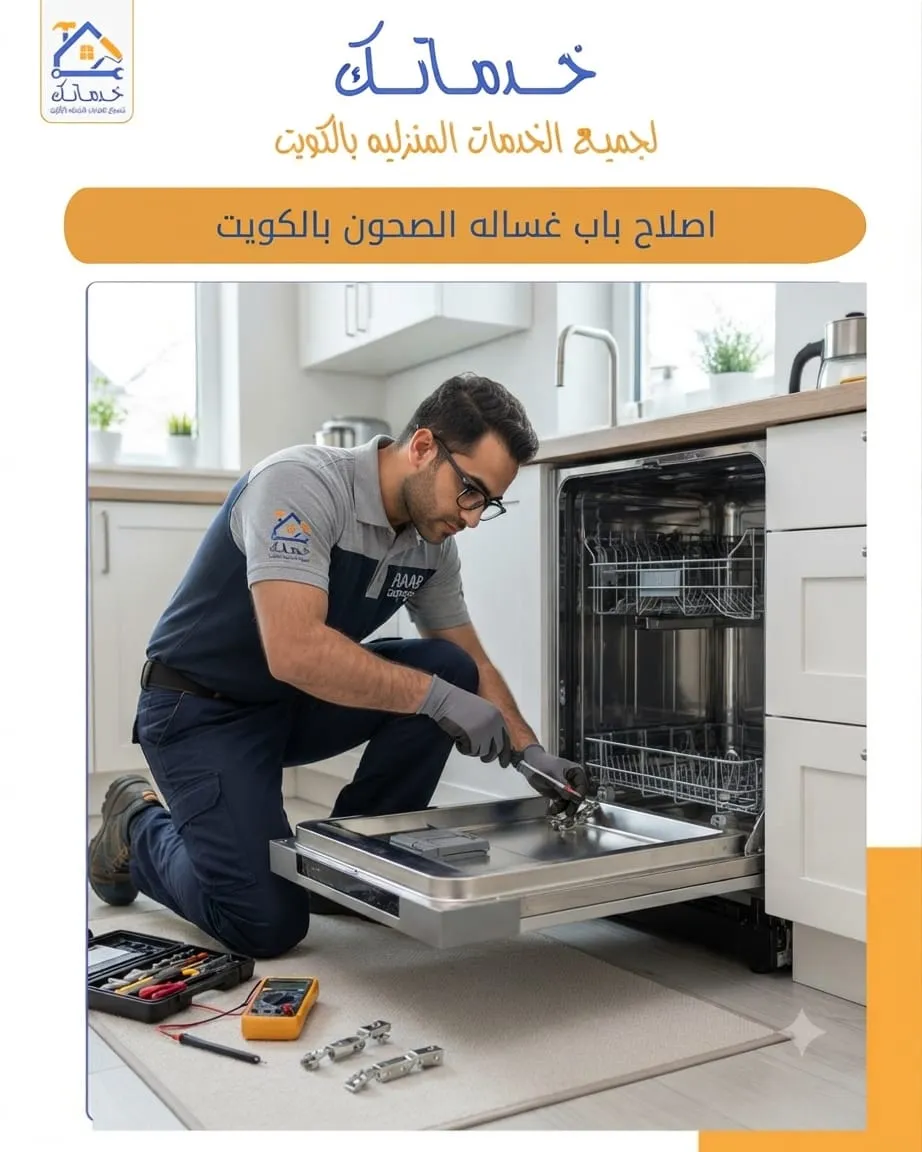 باب غسالة الصحون ما يقفل تصليح القفل بالكويت وحل مشكلة الباب