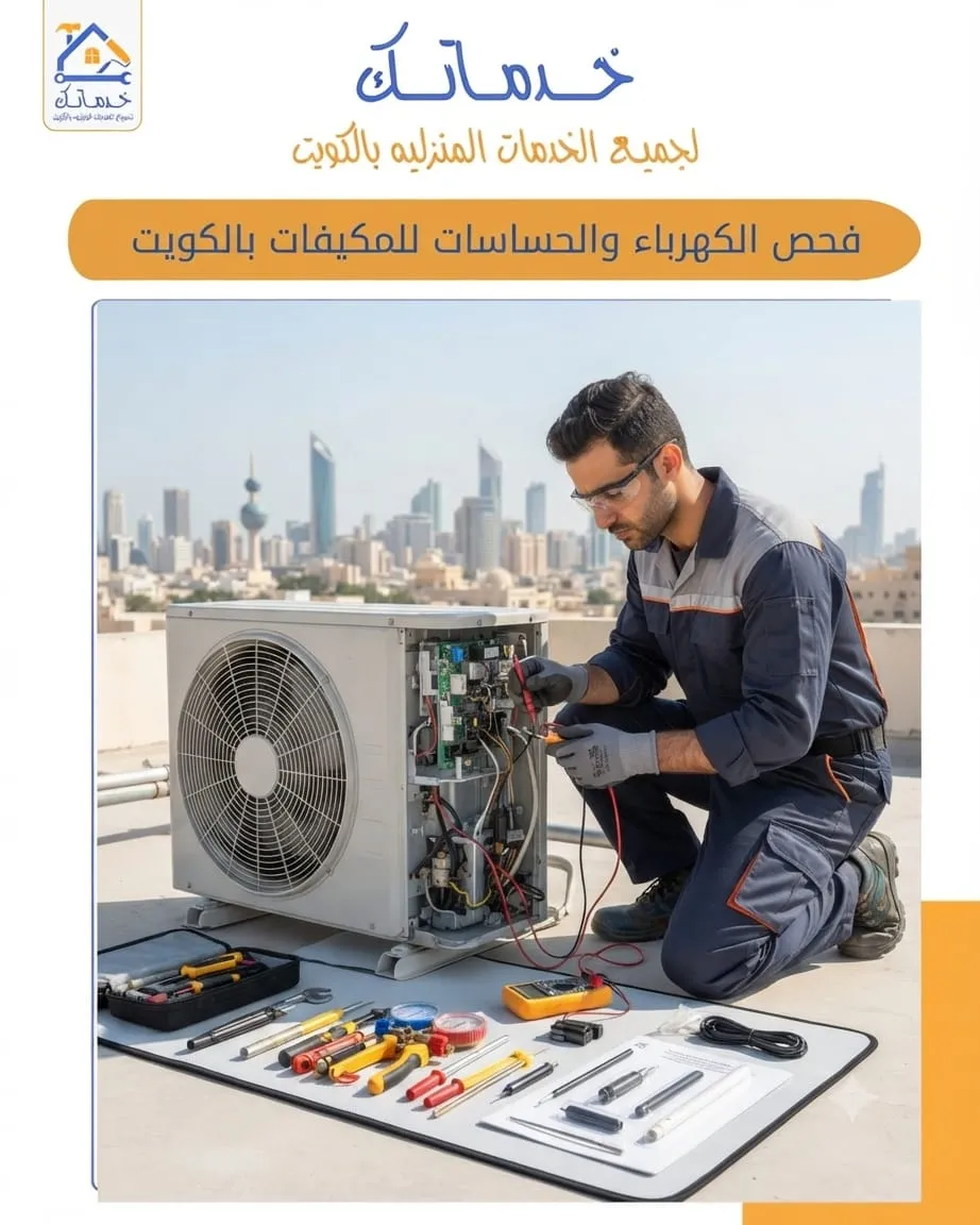 فحص-كهرباء-وحساسات-مكيفات-الكويت